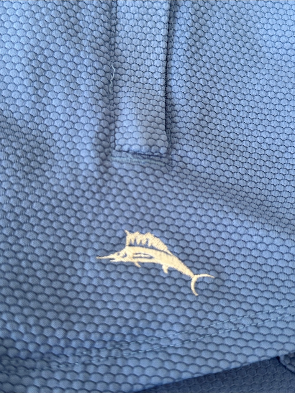 Tommy Bahama Golf Textured Performance Full Zip Blue Women’s medium - Picture 5 of 6